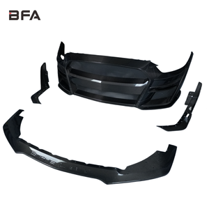 Pare-chocs avant tout en fibre de carbone noir BFA neuf pour <span class=keywords><strong>Ford</strong></span> <span class=keywords><strong>Mustang</strong></span> <span class=keywords><strong>GT</strong></span> 2015-2023, mise à niveau au style Shelby GT500 - Product Image 2