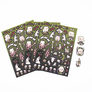 Autocollants en vinyle adhésif personnalisés avec logo de dessin animé kawaii, autocollants sexy pour filles, vinyle mat découpé à la forme, design personnalisé - Product Image 3