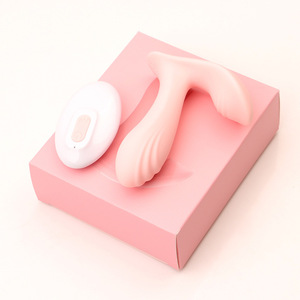 Wearing A Vibrator Pink Silicone Rechargeable <b>Remote</b> Control <b>Vibration</b> For Female Stimulation - Product Image 3