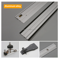 Rails de Guidage en Aluminium Type 19 1,4/2,8 M avec Base de 4/5 Pouces, Kit de Scie Circulaire sur Rail Universel pour Découpe de Machines à Marbre