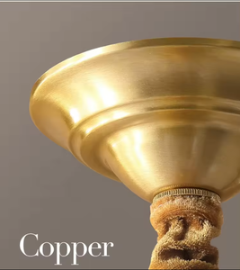 Vente chaude italien minimaliste cristal tube or lustres plafond luxe chambre restaurant lampe - Product Image 4