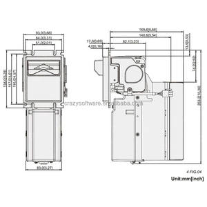 Gran precio EE. UU. Popular L70P5 Aceptador de billetes con apilador para máquina de juegos múltiples - Product Image 6