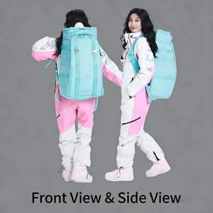 Sac à dos <span class=keywords><strong>de</strong></span> <span class=keywords><strong>ski</strong></span> <span class=keywords><strong>d</strong></span>'extérieur <span class=keywords><strong>de</strong></span> grande capacité 65L, plusieurs couleurs au choix, en nylon 600D, séparation sec-humide, résistant à l'usure - Product Image 5