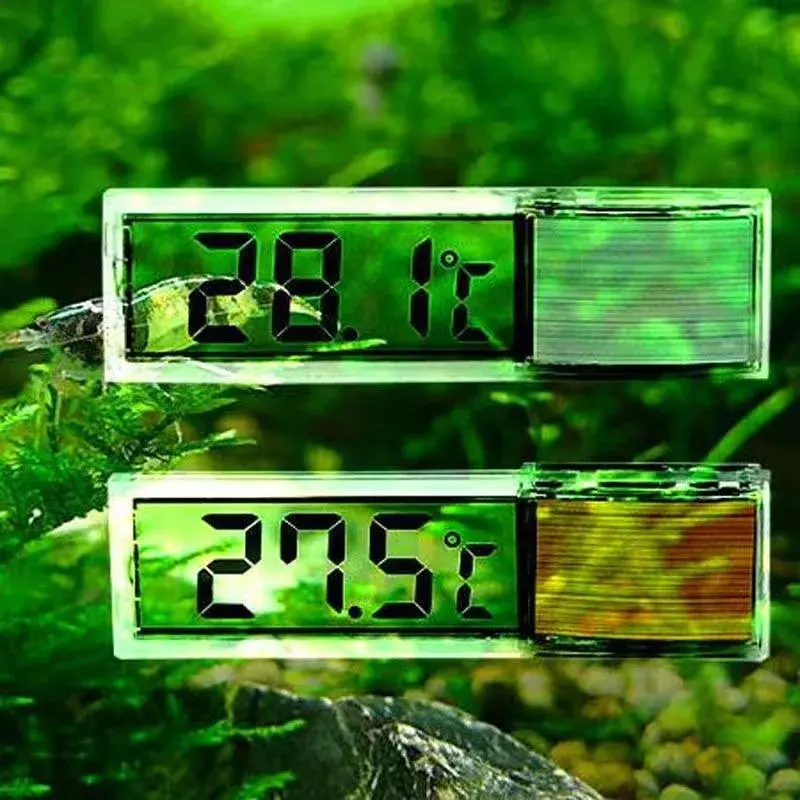 Aquarium Elektronische Watertemperatuurmeter Aquarium 3d Liquid Crystal Digitale Meetthermometer Temp Controle Accessoires