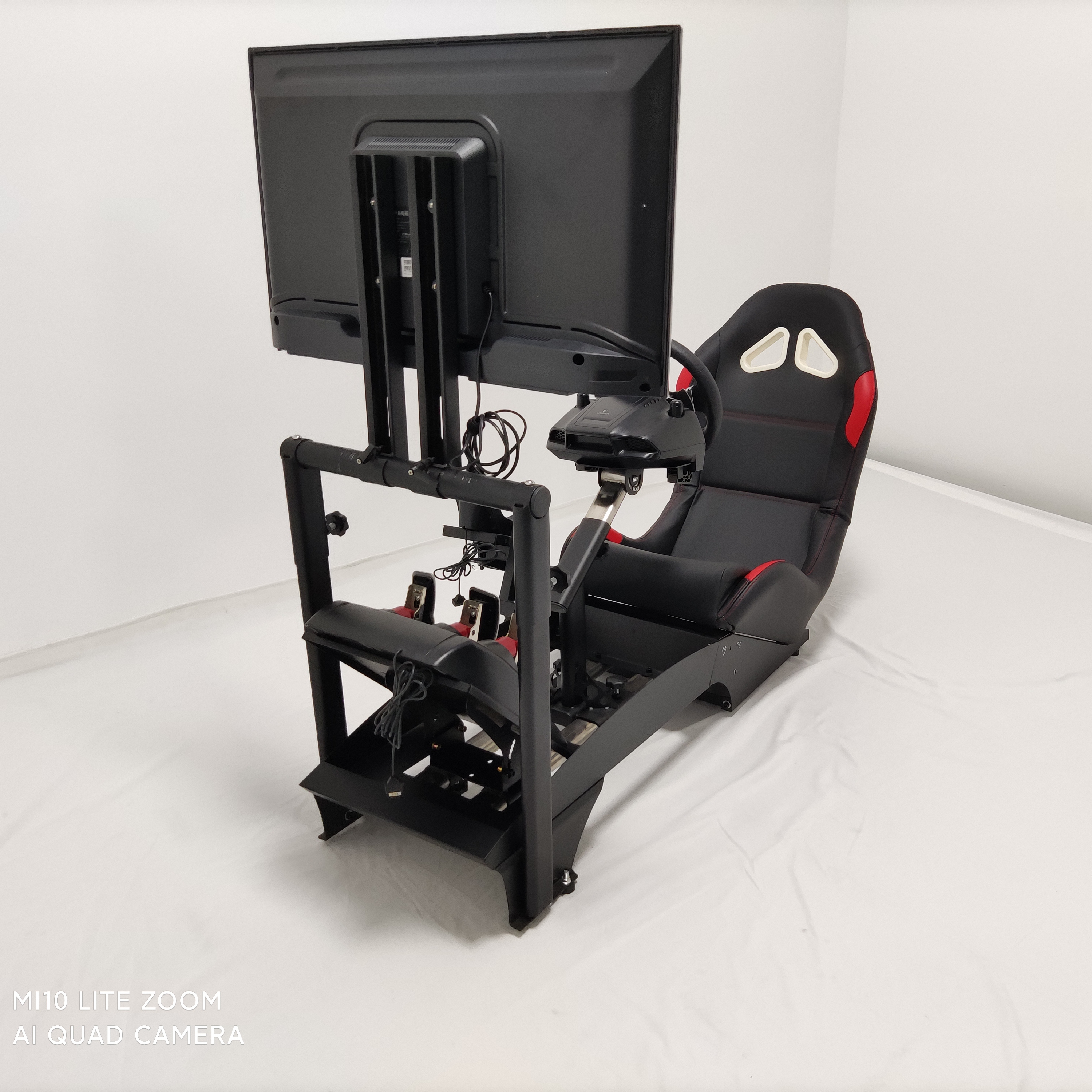 シムレーシングシミュレーターコックピットゲーミングチェア F1シート付き