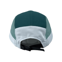 Gorra de Campamento Personalizada de Cuero y Goma con Logotipo, 7 Paneles, Visera Plana, Secado Rápido, Poliéster Impermeable, para Adultos, Correr, Deportes al Aire Libre