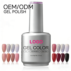 เจลทาเล็บสีผสมสำหรับทำเล็บแบบขายส่ง OEM ปลอดสาร Hema และ TPO ใช้กับยูวีและแอลอีดี ปลอดสารพิษ เหมาะสำหรับร้านทำเล็บ - Product Image 1