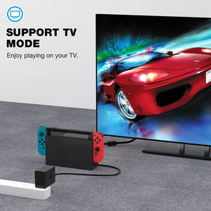 Accessoires <span class=keywords><strong>Dock</strong></span> Chargeur <span class=keywords><strong>De</strong></span> pour Nitendo US Usb-c HD AC DC Adapter Usb Wall Charger for Nintendo <span class=keywords><strong>Switch</strong></span> Console - Product Image 3