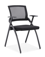 Chaise pliante en maille avec planche d'écriture, pliante, offre spéciale, de haute qualité, pour réunion au bureau ou à l'école, 2021