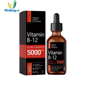 OEM Vitamin B12 Damlaları Vitamin B12 Sublingual Sıvı Vegan B12 Vitamini 5000 MCG Metilkobalamin B12 Sıvı Takviyesi - Product Image 1