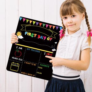 Promoción Madera <span class=keywords><strong>Pizarra</strong></span> <span class=keywords><strong>de</strong></span> doble cara Temporada <span class=keywords><strong>de</strong></span> regreso a la escuela <span class=keywords><strong>Pizarra</strong></span> Graduación Foto Etiqueta DIY Tablero <span class=keywords><strong>de</strong></span> mensajes <span class=keywords><strong>de</strong></span> madera - Product Image 2
