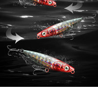 Leurre Micro-Bait Conora Little Zig-Zag Dog, Leurre Flottant 45mm 18g, Petit Leurre Dur Mini Pencil Son of Dog, Hameçons pour Pêche en Eau Douce