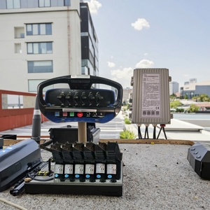 Completamente automatico 6 joystick Wireless impermeabile gru Radio telecomando 500m di controllo batteria ricaricabile facile installazione - Product Image 3