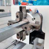 Machine de découpe laser à fibre portable à double mandrin en acier inoxydable pour tubes carrés et ronds et acier en L, système CNC mini