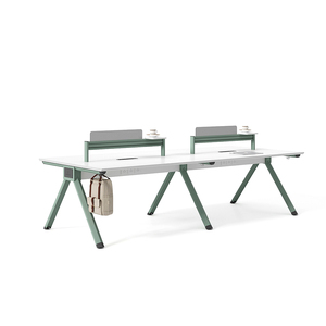 Modular Office Cubicle Frame Furniture Work Station Partition <b>Desk</b> Office Staff Workstation Pc for 3 4 6 8 10 Persons <b>Table</b> Set - Product Image 1