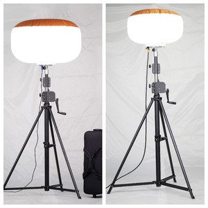 Torre de Luz LED de 1000W de Fábrica Especializada, 130000 Lúmenes, Tipo Globo, para Obras Viales Temporales, Clasificación IP65, Ángulo de Haz de 360°, 50000 <span class=keywords><strong>Horas</strong></span> de Duración - Product Image 3