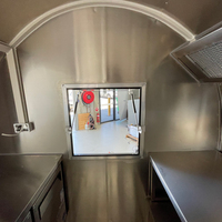 Remorque alimentaire extérieure, chariot à corn-dogs, camion de restauration pour poulet rôti, machine à glace, distributeur de bonbons et de chips, en aluminium et fibre de verre résistant à la rouille