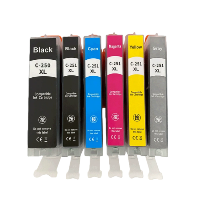 Canon PGI-250 CLI-251 Color Ink Cartridge for Canon PIXMA MG5420 MG5422 MG5520 MG5522 MG5620 Printer Ink Cartridge Printing Ink