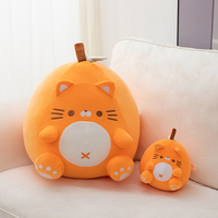 Grosir kedatangan baru kustom lucu kucing bantal mewah lembut Anime kucing boneka binatang mainan mewah bantal kucing