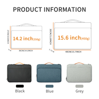 360 Protection étui pour ordinateur portable à la mode étanche antichoc manchon Durable Polyester matériel pour Macbook Dell Thinkpad HP