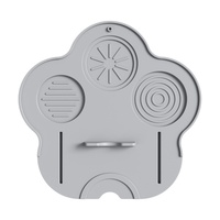 Tapis de protection pour tamper à café en silicone, antidérapant, qualité alimentaire, motif dessin animé minimaliste, pour comptoir de bar et rangement