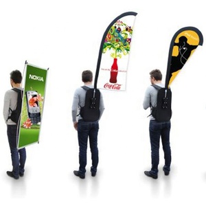 Custom Polyester Advertising Promotional Tear Drop Flag Feather Flag <b>Poles</b> Custom Printing - Product Image 2