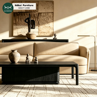 Canapé de luxe sur mesure pour salon, tissu d'ameublement, mobilier de maison, structure en bois massif, doux et confortable pour hôtel