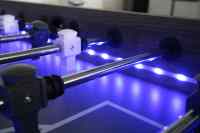 Nouveau 5ft Unisexe Baby Foot Game Table LED Light Football Door Foosball Table 60KG Standsize