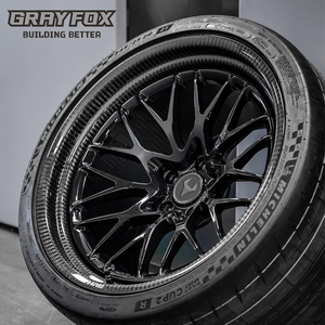 Cerchi Forgiati Personalizzati Deep Dish 5x114.3 5x120 da 18 19 20 21 22 Pollici in Fibra di Carbonio a Due Pezzi per Mercedes S500 S550 Bmw <span class=keywords><strong>Porsche</strong></span> - Product Image 3