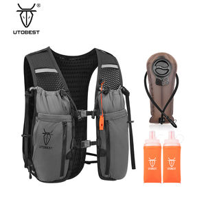 เสื้อกั๊กไฮเดรสะท้อนแสงสำหรับกีฬากลางแจ้ง10L สำหรับปั่นจักรยานปีนเขาวิ่ง3L ความจุ350มล. กระติกน้ำทำจากไนลอน TPU - Product Image 6