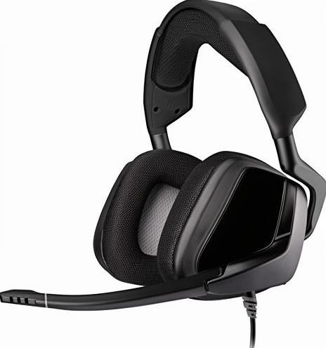 Corsair Void Elite RGB USB Over-Ear Gaming Headset (7.1 Surround Sound Active Noise Cancellation Omnidirectional Mic Microfiber
