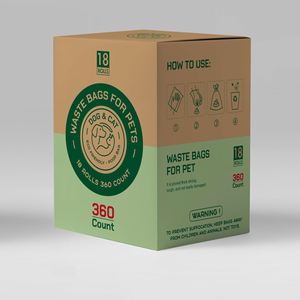 Wholesale Eco Friendly Biodegradable <b>Compostable</b> Waste Garbage Rolls Custom Design Waterproof Pet Poop Sanitary <b>Bag</b> for Dog - Product Image 6