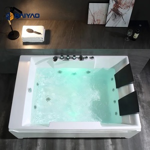 Prix d'usine leader de l'industrie Spa moderne Jakuzzi Baignoire intérieure à contrôle intelligent pour 2 personnes avec bains à remous - Product Image 2