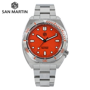 San Martin Diver – montre de luxe pour hommes, 40mm, lunette en acier inoxydable, YN55, automatique, mécanique, saphir, 20 bars, BGW-9, lumineuse - Product Image 1