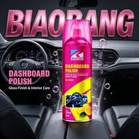 Polissage de tableau de bord Rudolph 450ml, brillance instantanée, protection UV et restauration anti-âge pour les intérieurs de voiture