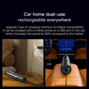 Handheld <strong>Vacuum</strong> <strong>Cleaner</strong>, Car <strong>Vacuum</strong> Cordles Cordless Handheld Wet &amp; Dry <strong>Vacuum</strong> <strong>Cleaner</strong> Cordless Cyclonic Handheld Vac - Product Image 4