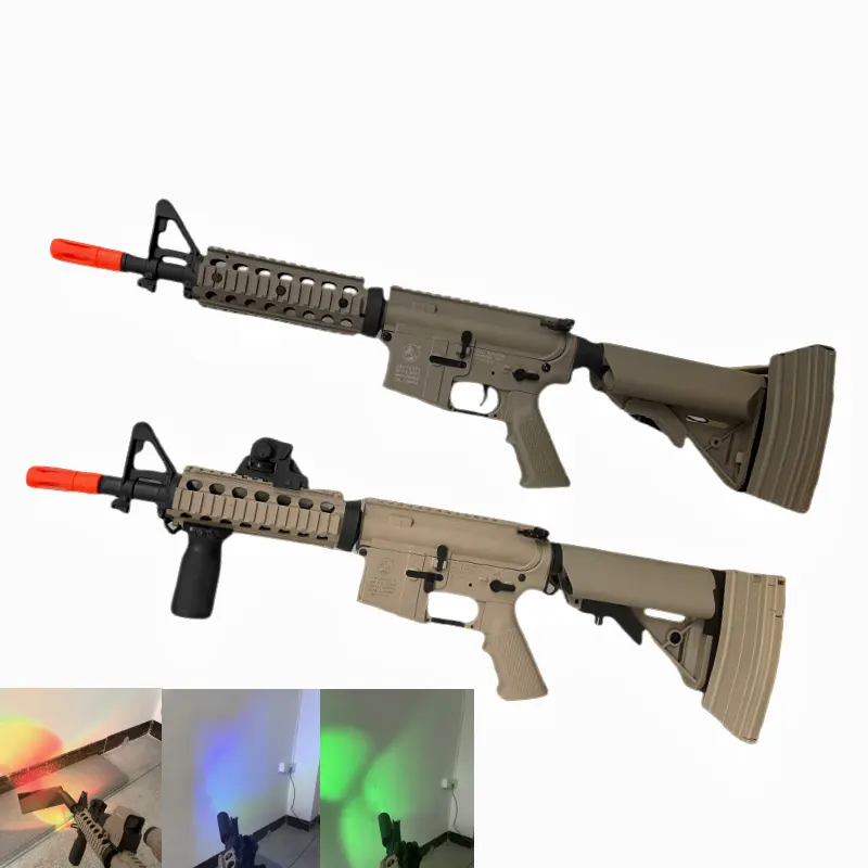 2024 M416 M2 New M4 CQBR nylon gun Electric Gel Ball Blaster With Water Splatter Beads gel bullet fighting game hydrogel gun toy