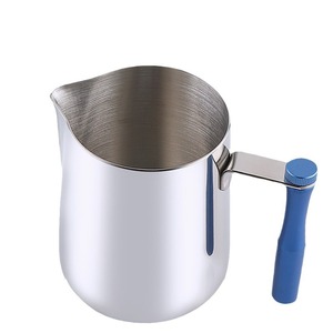 เหยือกสเตนเลสสตีลสำหรับทำลาเต้อาร์ต L-Beans ขนาด 600 มล. พร้อมด้ามจับถอดได้สำหรับตีฟองนมกาแฟ - Product Image 2