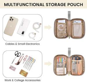 Contoh gratis tas tangan Laptop wanita Clutch Tote ringan berlapis dompet bahu untuk perjalanan - Product Image 5