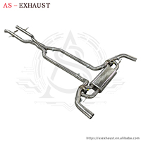 Sistema de Escape Catback con Válvulas SS304 para Mercedes GLE63 ML63 W166, Sistema de Silenciador de Alto Rendimiento con Control Remoto