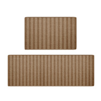 Tapis de cuisine anti-fatigue en polyester, antidérapant, imperméable, imprimé, pour la décoration de l'espace de cuisson à domicile