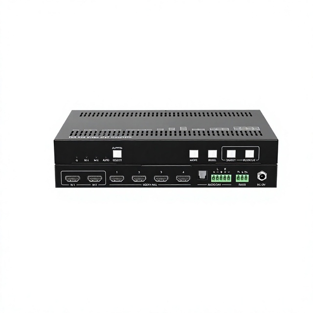 H Dmi 4K60 2X2 & 2X4 Video Wall L/R Audio Output IP/RS232 Control Switch Splitter 4k Video Processor h dmi for Video Wall