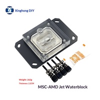 Kipas Pendingin Air CPU Seri Jet Waterway MSC Intel untuk Komputer Ruilong Ukuran Tidak Ada Buatan di Cina