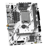 Carte mère JGINYUE B760M GAMING WIFI LGA1700 DDR4 4800MHz 10 Phases d'alimentation 2x M.2 NVMe 4.0 WiFi 6 AX201 intégré ARGB pour PC de bureau