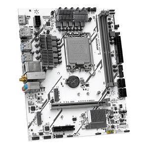 Carte mère JGINYUE B760M GAMING WIFI LGA1700 DDR4 4800MHz 10 Phases d'alimentation 2x M.2 NVMe 4.0 WiFi <span class=keywords><strong>6</strong></span> <span class=keywords><strong>AX201</strong></span> intégré ARGB pour PC de bureau - Product Image 4
