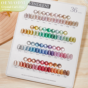 Vendeeni 2025 mới 15ml ánh trăng Gốm Mèo mắt Gel đánh bóng Bộ 36 màu TPO Hema miễn phí thạch mèo mắt gel sơn móng tay tùy chỉnh miễn phí - Product Image 5