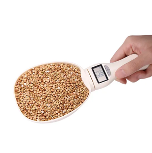 เครื่องชั่งอาหารสัตว์เลี้ยงแบบดิจิตอล พร้อมจอ LCD สำหรับชั่งอาหารสุนัขและแมว ช้อนตวงอาหาร พร้อมจอแสดงผลดิจิตอล ใช้ในครัวได้ - Product Image 3