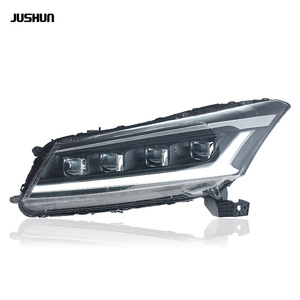 Ensemble de phares Jushun pour Honda Accord 8e génération 2008-2013, projecteur LED, feux de jour, clignotants séquentiels - Product Image 5