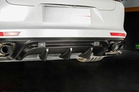Diffuseur arrière de remplacement en fibre de carbone sèche de haute qualité pour Porsche Panamera 971, style KDA