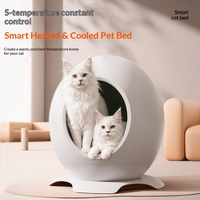 Lit pour animaux de compagnie intelligent à commande climatique par IA |   Lit pour chien et chat avec chauffage et refroidissement automatiques |   Support orthopédique solide pour animaux de compagnie seniors